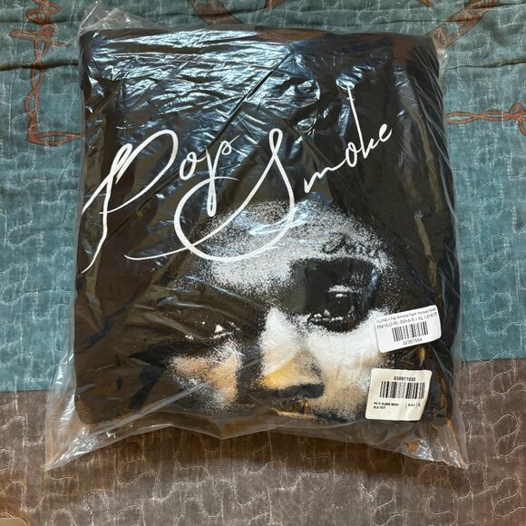 Pop Smoke x Vlone Faith Hoodie Black - Picture 2 of 2